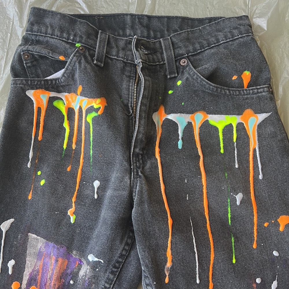 Abstract art Jeans #2